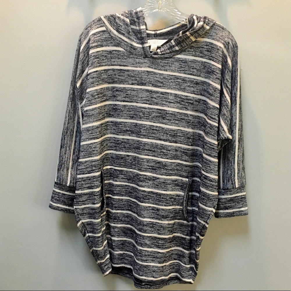 Market and Spruce Hooded Sweater/Knit Too